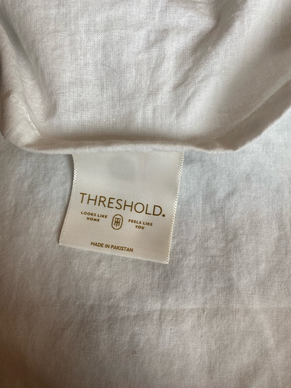 Threshold Cream and Light Blue Quilted Pillow Sham Set - Picture 3 of 5